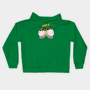 Green Eyes Kids Hoodie